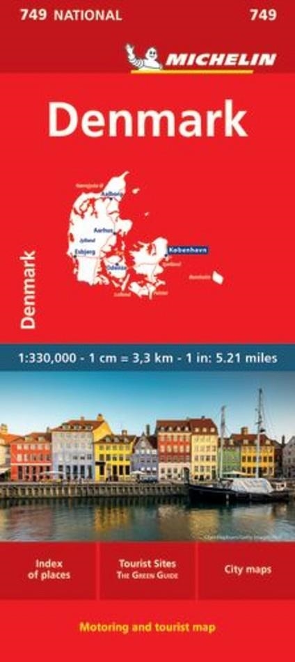 MAPA NATIONAL DENMARK (NATIONAL 749) | 9782067262782 | AA.DD. | Llibreria Drac - Llibreria d'Olot | Comprar llibres en català i castellà online