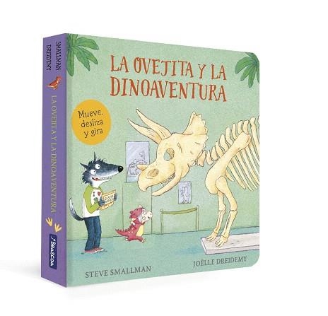 OVEJITA Y LA DINOAVENTURA, LA (LA OVEJITA QUE VINO A CENAR. LIBRO DE CARTÓN) | 9788448866976 | SMALLMAN, STEVE | Llibreria Drac - Llibreria d'Olot | Comprar llibres en català i castellà online