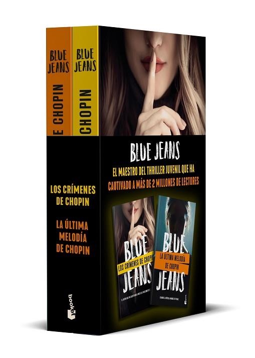 PACK LOS CRÍMENES DE CHOPIN + LA ÚLTIMA MELODÍA DE CHOPIN | 9788408285267 | BLUE JEANS | Llibreria Drac - Librería de Olot | Comprar libros en catalán y castellano online