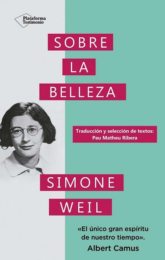 SOBRE LA BELLEZA | 9788410079243 | WEIL, SIMONE | Llibreria Drac - Llibreria d'Olot | Comprar llibres en català i castellà online