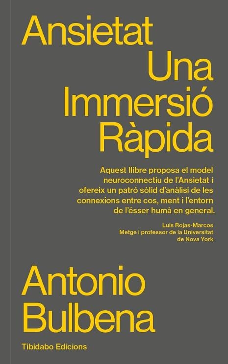 ANSIETAT. UNA IMMERSIÓ RÀPIDA | 9788410013032 | BULBENA, ANTONIO | Llibreria Drac - Llibreria d'Olot | Comprar llibres en català i castellà online