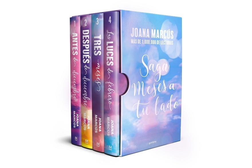 ESTUCHE SAGA MESES A TU LADO (EDICIÓN ESTUCHE CON LAS 4 NOVELAS) | 9788410050907 | MARCÚS, JOANA | Llibreria Drac - Librería de Olot | Comprar libros en catalán y castellano online