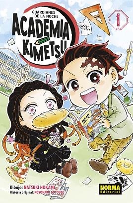 GUARDIANES DE LA NOCHE. ACADEMIA KIMETSU 01 | 9788467969160 | GOTOUGE, KOYOHARU | Llibreria Drac - Llibreria d'Olot | Comprar llibres en català i castellà online