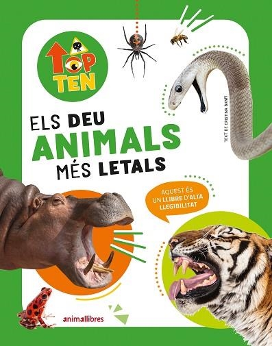 TOP TEN ELS DEU ANIMALS MÉS LETALS | 9788419659521 | BANFI, CRISTINA | Llibreria Drac - Llibreria d'Olot | Comprar llibres en català i castellà online