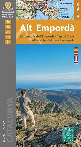 ALT EMPORDÀ. MAPA ALPINA AIGUAMOLLS DE L'EMPORDA | CAP DE CREUS | L'ALBERA 1:50000 (CARPETA 2 MAPES) | 9788470111174 | AA.DD. | Llibreria Drac - Librería de Olot | Comprar libros en catalán y castellano online