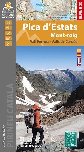 PICA D'ESTATS MONT-ROIG. MAPA ALPINA VALL FERRERA | VALL DE CARDOS (CARPETA 2 MAPES) | 9788470111266 | AA.DD. | Llibreria Drac - Librería de Olot | Comprar libros en catalán y castellano online