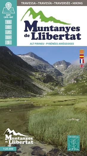 MUNTANYES DE LLIBERTAT. MAPA ALPINA 1:25000 | 9788470111228 | AA.DD. | Llibreria Drac - Librería de Olot | Comprar libros en catalán y castellano online