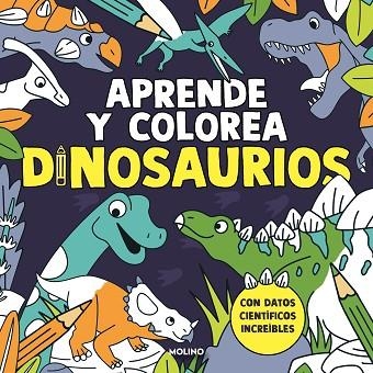 APRENDE Y COLOREA: DINOSAURIOS | 9788427245457 | AA.DD. | Llibreria Drac - Llibreria d'Olot | Comprar llibres en català i castellà online