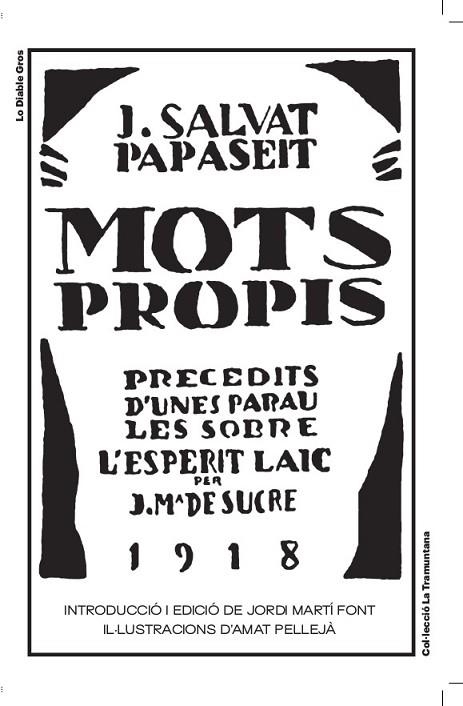 MOTS PROPIS | 9788412820409 | SALVAT PAPASSEIT, JOAN | Llibreria Drac - Llibreria d'Olot | Comprar llibres en català i castellà online