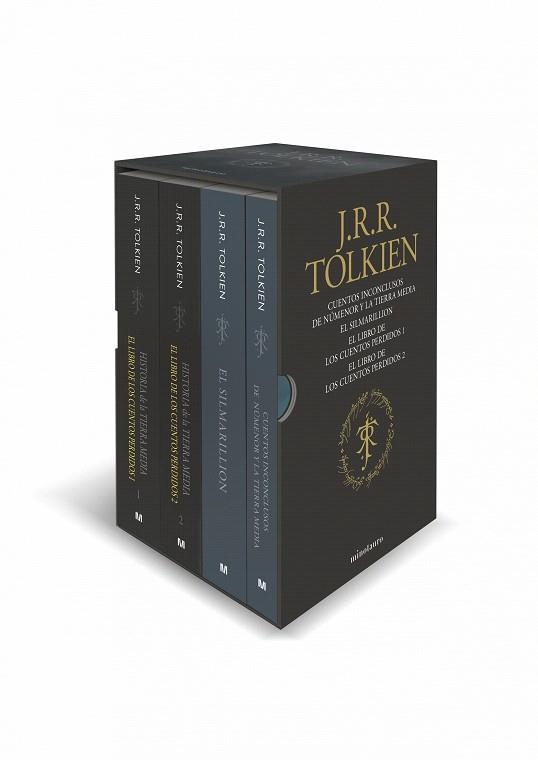 ESTUCHE TOLKIEN 2 (SILMARILLION, CUENTOS INCONCLUSOS, Hª TIERRA MEDIA 1 Y 2) | 9788445018408 | TOLKIEN, J. R. R. | Llibreria Drac - Librería de Olot | Comprar libros en catalán y castellano online