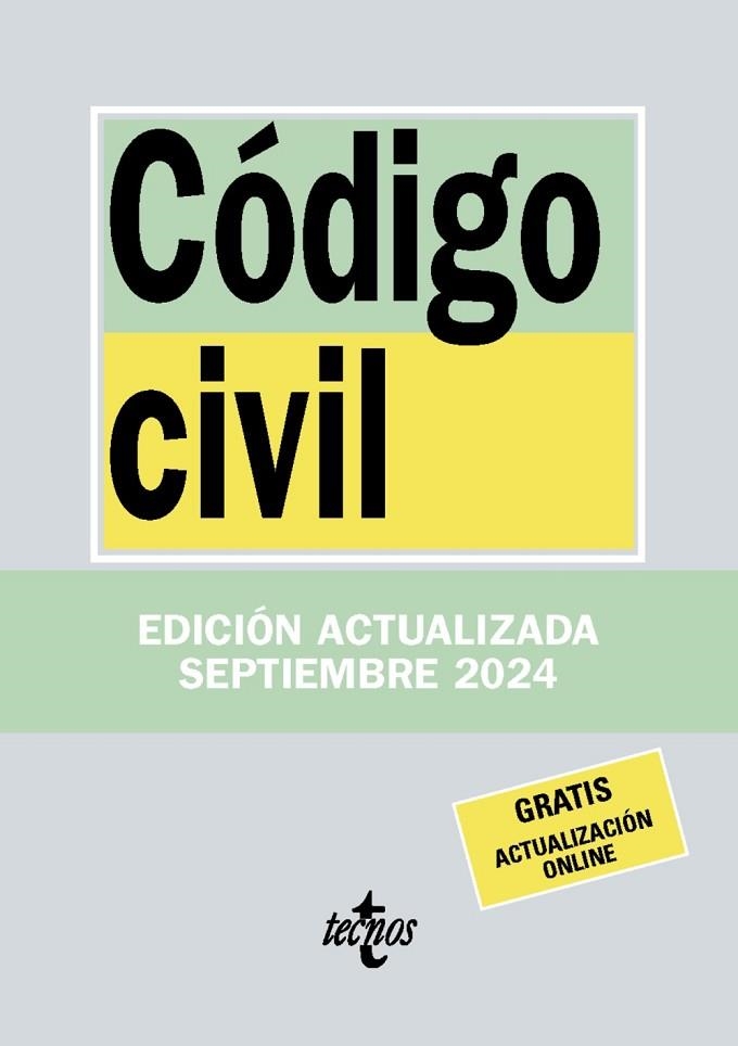 CÓDIGO CIVIL (ED. 2024) | 9788430990863 | EDITORIAL TECNOS | Llibreria Drac - Llibreria d'Olot | Comprar llibres en català i castellà online