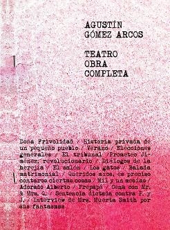 TEATRO. OBRA COMPLETA | 9788419047472 | GÓMEZ ARCOS, AGUSTÍN | Llibreria Drac - Librería de Olot | Comprar libros en catalán y castellano online