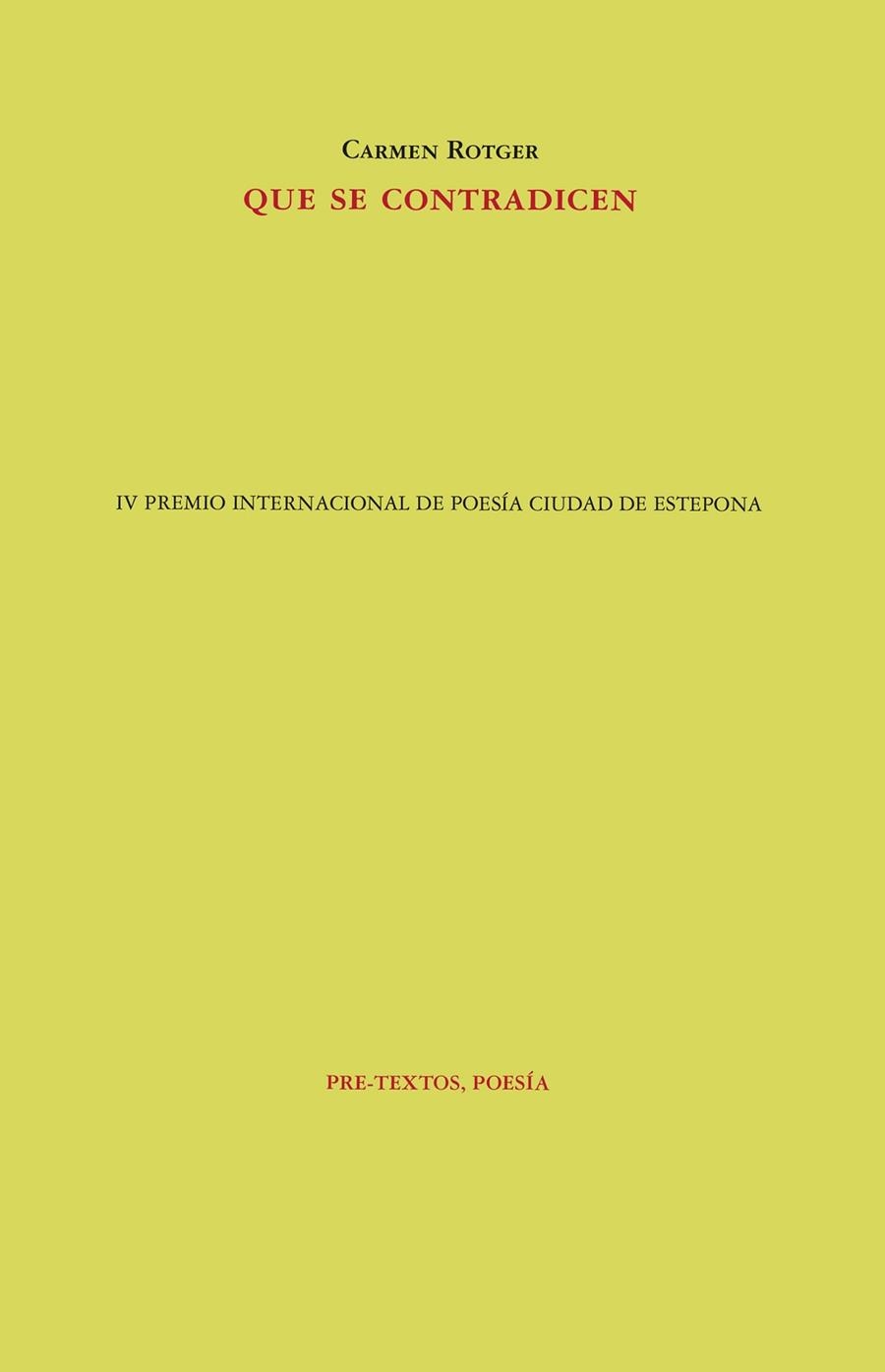 QUE SE CONTRADICEN | 9788410309180 | ROTGER, CARMEN | Llibreria Drac - Librería de Olot | Comprar libros en catalán y castellano online