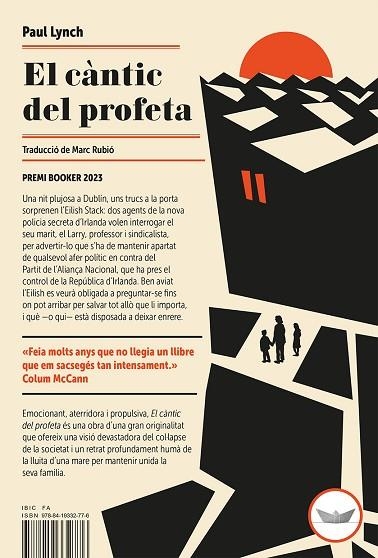 CÀNTIC DEL PROFETA,EL | 9788419332776 | LYNCH, PAUL | Llibreria Drac - Llibreria d'Olot | Comprar llibres en català i castellà online