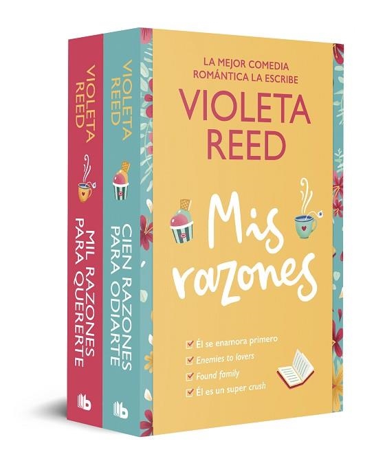 MIS RAZONES (PACK CON: CIEN RAZONES PARA ODIARTE | MIL RAZONES PARA QUERERTE) (MIS RAZONES) | 9788410381124 | REED, VIOLETA | Llibreria Drac - Llibreria d'Olot | Comprar llibres en català i castellà online