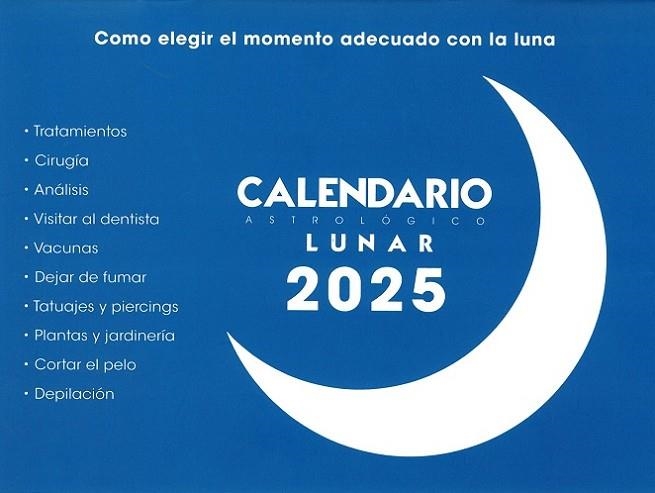 CALENDARIO LUNAR 2025 | 9788409637874 | SERRANO, MARÍA JOSÉ | Llibreria Drac - Llibreria d'Olot | Comprar llibres en català i castellà online