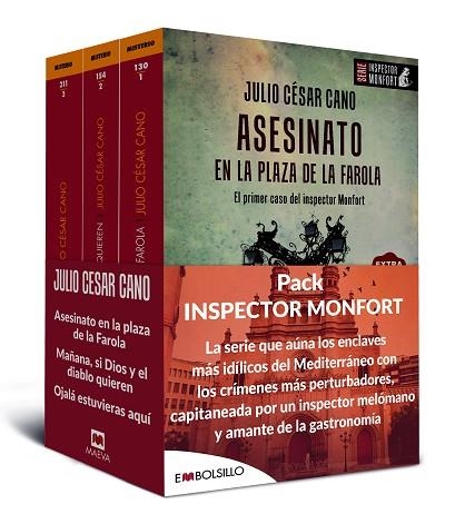 PACK INSPECTOR MONFORT | 9788418185731 | CANO, JULIO CÉSAR | Llibreria Drac - Llibreria d'Olot | Comprar llibres en català i castellà online