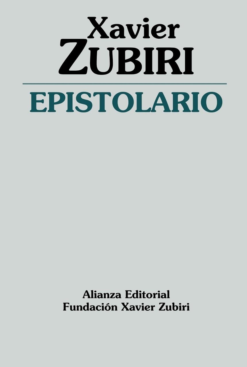 EPISTOLARIO | 9788411488068 | ZUBIRI, XAVIER | Llibreria Drac - Librería de Olot | Comprar libros en catalán y castellano online