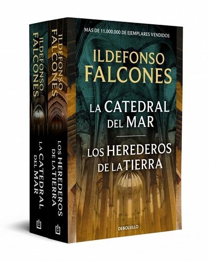 ILDEFONSO FALCONES (EDICIÓN PACK CON: LA CATEDRAL DEL MAR | LOS HEREDEROS DE LA TIERRA) | 9788466381963 | FALCONES, ILDEFONSO | Llibreria Drac - Llibreria d'Olot | Comprar llibres en català i castellà online