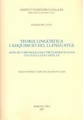 TEORIA LINGUISTICA I ADQUISICIO DEL LLENGUATGE | 9788472836150 | BEL GAYA, AURORA | Llibreria Drac - Llibreria d'Olot | Comprar llibres en català i castellà online