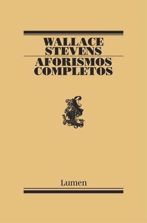 AFORISMOS COMPLETOS | 9788426428691 | STEVENS, WALLACE | Llibreria Drac - Llibreria d'Olot | Comprar llibres en català i castellà online