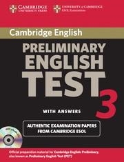 PRELIMINARY ENGLISH TEST 3 WITH ANSWERS | 9780521754774 | Llibreria Drac - Llibreria d'Olot | Comprar llibres en català i castellà online