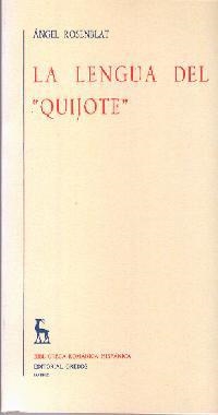 LENGUA DEL QUIJOTE, LA | 9788424904319 | ROSENBLAT, ANGEL | Llibreria Drac - Llibreria d'Olot | Comprar llibres en català i castellà online