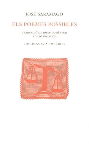 POEMES POSSIBLES, ELS | 9788429755336 | SARAMAGO, JOSE | Llibreria Drac - Llibreria d'Olot | Comprar llibres en català i castellà online